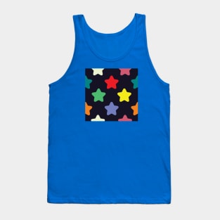 Colorful Starry Star Pattern Tank Top